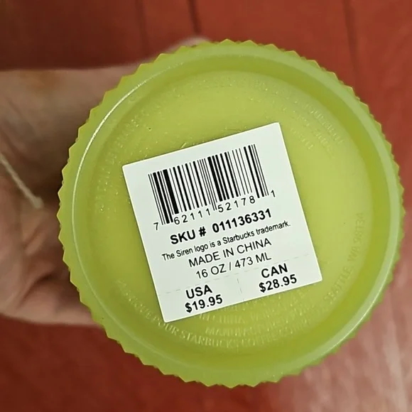 🎉HP🎉 Starbucks Lemongrass Studded Tumbler (Glow-in-the-dark) - Picture 4 of 4